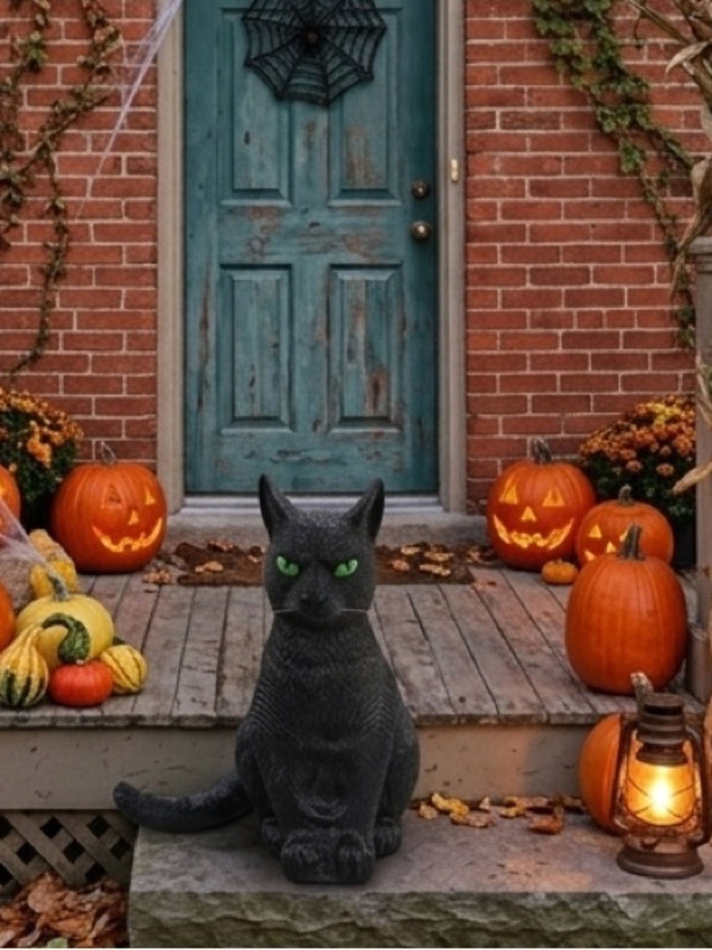 Vintage Eater Unlimited Halloween Black Cat Decor Spooky Season